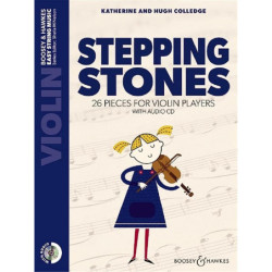 Stepping stones + cd - violon: 26 Pieces for Violin Players - Hugh Colledge