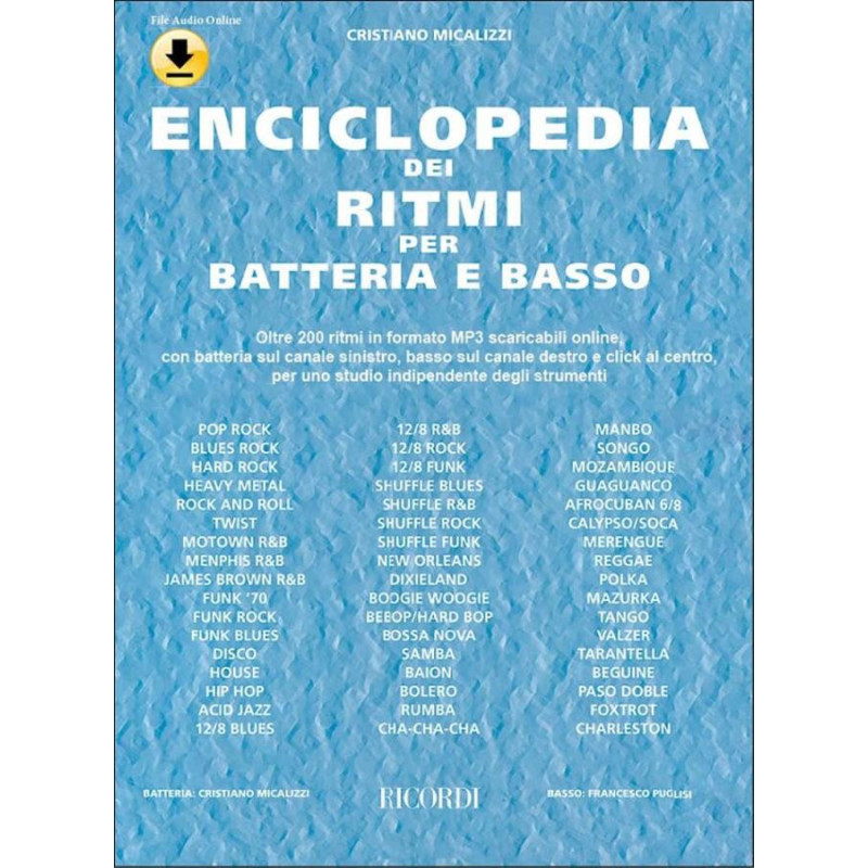 ENCICLOPEDIA DEI RITMI + Audio-online - Cristiano Micalizzi