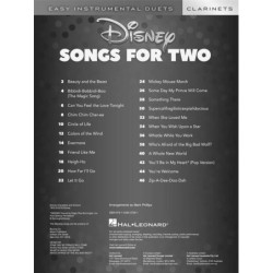 Disney Songs - Easy Instrumental Duets - Two Clarinets Mark Phillips clarinetto