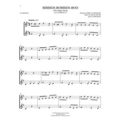 Disney Songs - Easy Instrumental Duets - Two Clarinets Mark Phillips clarinetto