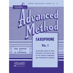 Rubank Advanced Method - Saxophone Vol. 1 - Himie Voxman – sassofono