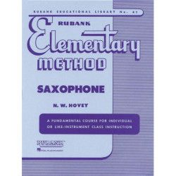 Rubank Elementary Method – Saxophone – Nilo W. Hovey - sassofono