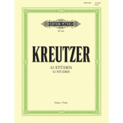 42 Etudes (Caprices) - Rudolf Kreutzer – Violino 42 studi