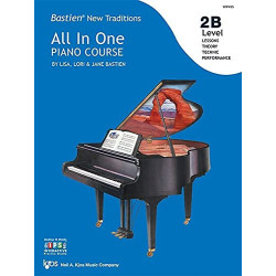 Bastien All in One Piano Course Level 2B - in inglese
