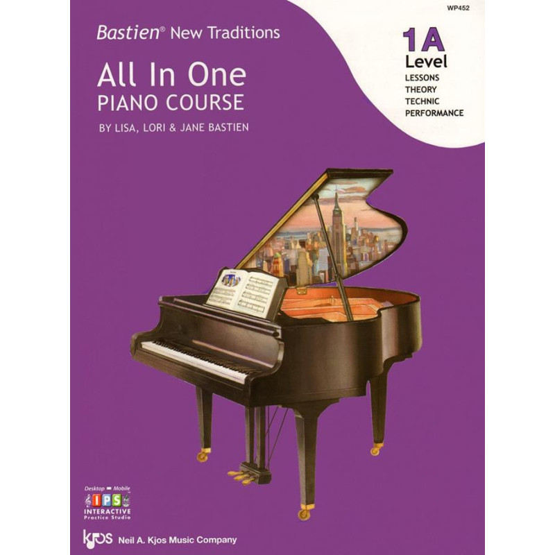 Bastien All In One Piano Course - Level 1A - in inglese