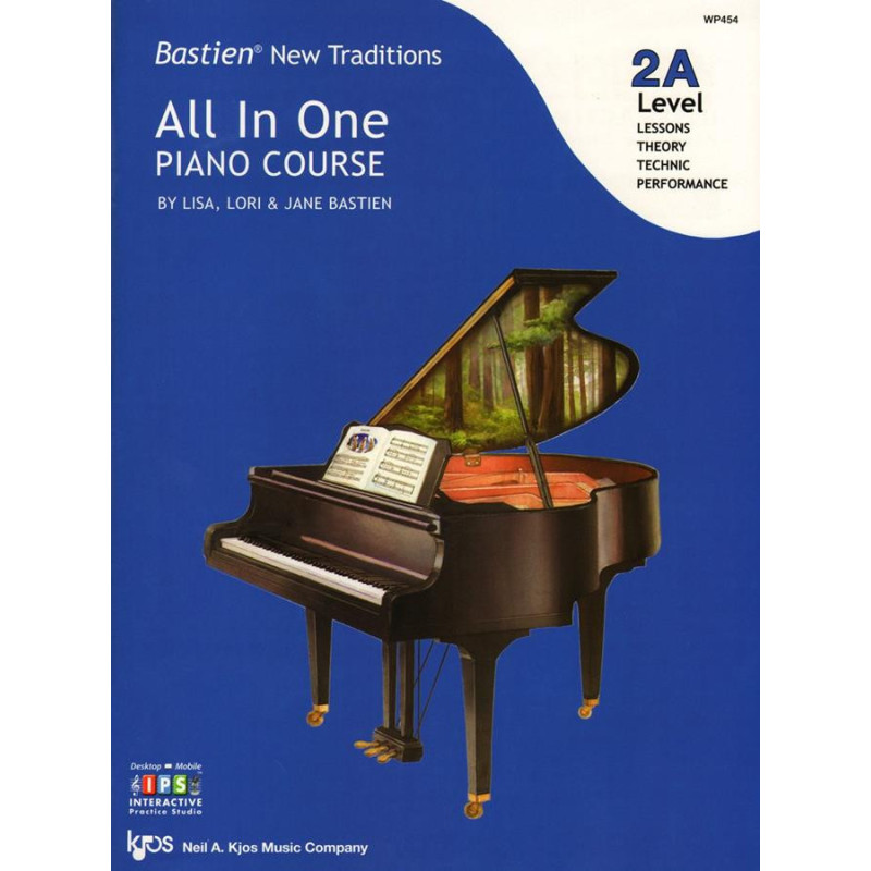 Bastien All In One Piano Course - Level 2A - in inglese