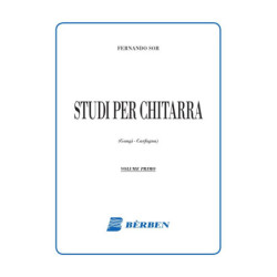 F. SOR - STUDI PER CHITARRA VOL. 1 - METODO BERBEN PER CHITARRA CLASSICA