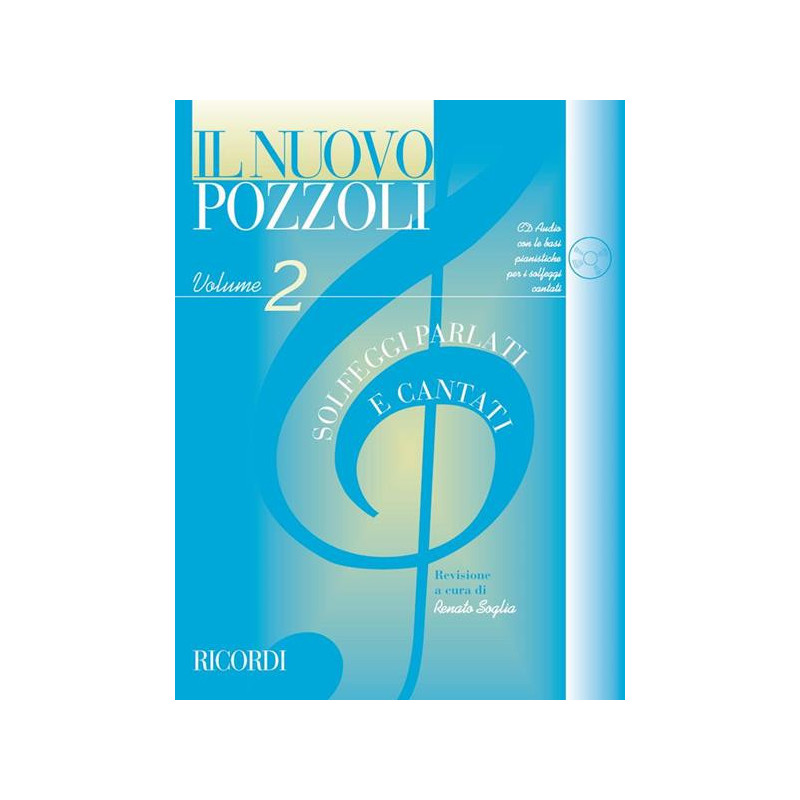 IL NUOVO POZZOLI - SOLFEGGI PARLATI E CANTATI VOL. 2  + CD