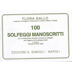 100 Solfeggi Manoscritti -...