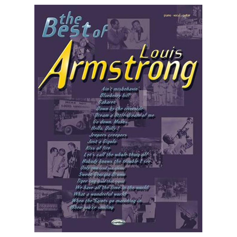 The Best Of Louis Armstrong - Pianoforte, Canto e Chitarra
