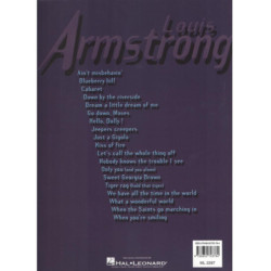 The Best Of Louis Armstrong - Pianoforte, Canto e Chitarra