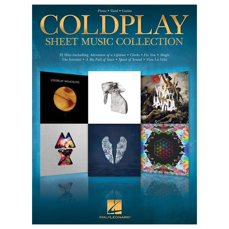 Coldplay Sheet Music Collection -  Pianoforte, Canto e Chitarra