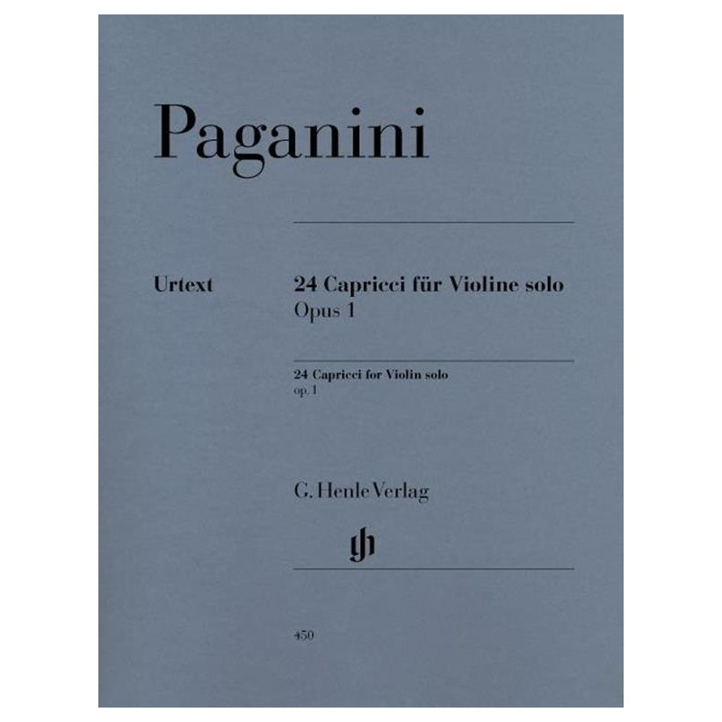 24 Capricci op. 1 - Niccolò Paganini - violino