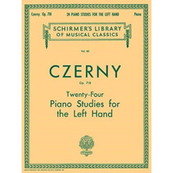 Carl Czerny - Twenty-Four Studies For The Left Hand Op.718 - Pianoforte