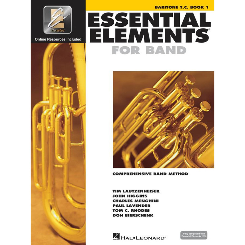 Essential Elements for Band - Book 1 - Baritone TC + media online - baritono