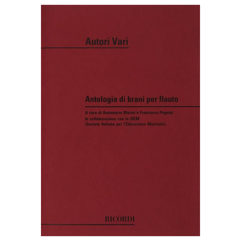 Antologia di brani per 1, 2, 3, 4 flauti - Flauto