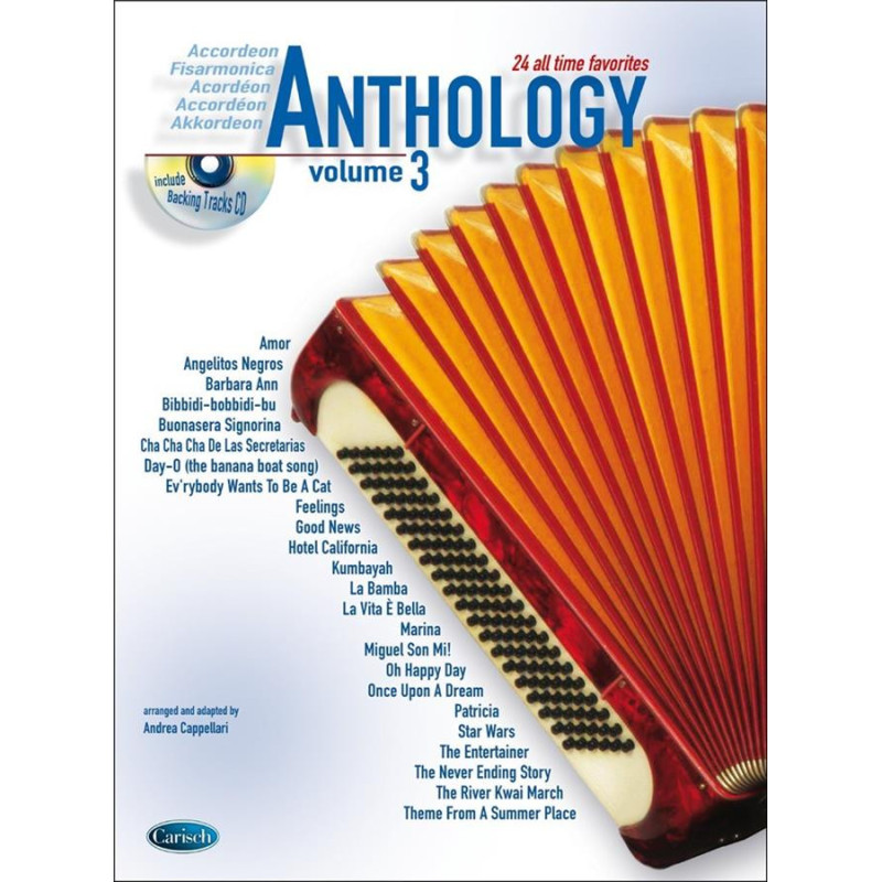 Anthology Accordion Vol. 3 + CD - fisarmonica - Andrea Cappellari