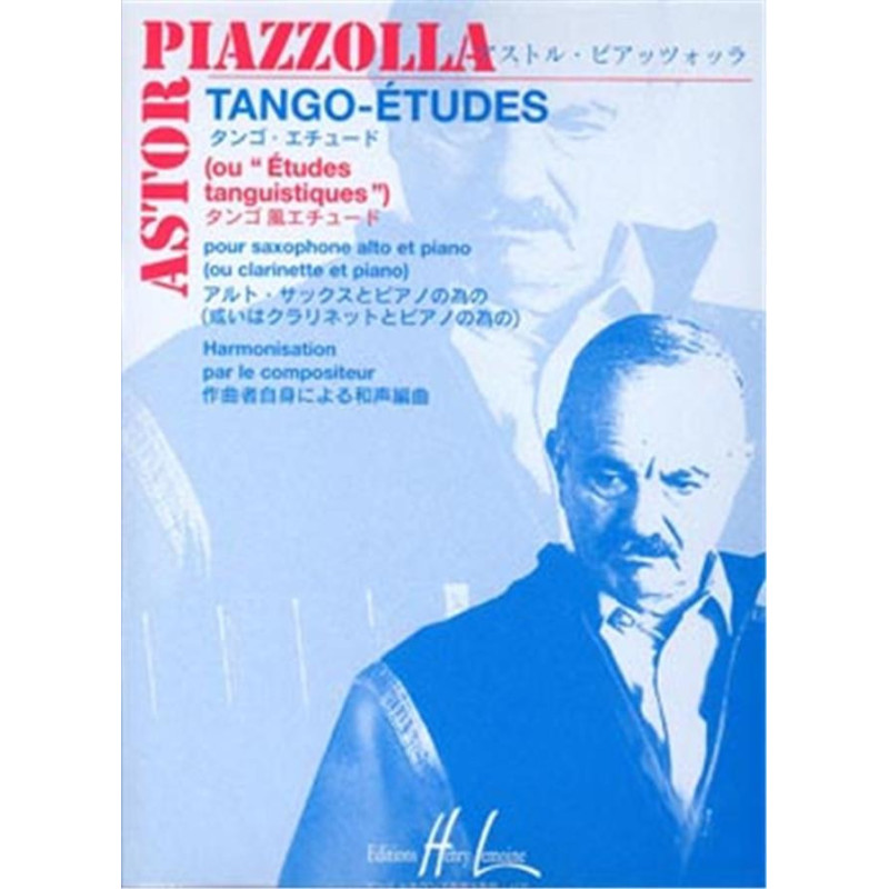 Tango - Etudes - Astor Piazzolla - Sassofono o clarinetto e pianoforte