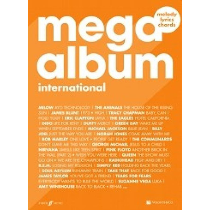 Mega Album International - spartiti musica internazionale