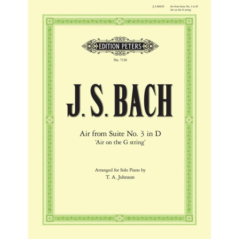 Air from Suite No. 3 in D - Johann Sebastian Bach -Pianoforte