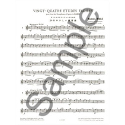 Vingt-quatre études faciles - Marcel Mule - sassofono