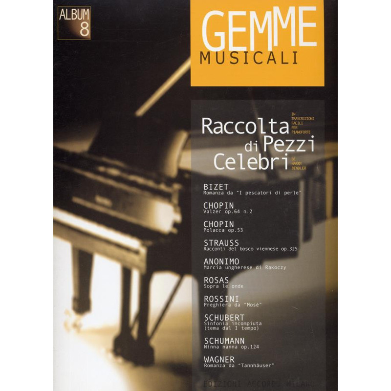 Gemme musicali - Album 8 - Revisore: Harry Bendler - Pianoforte