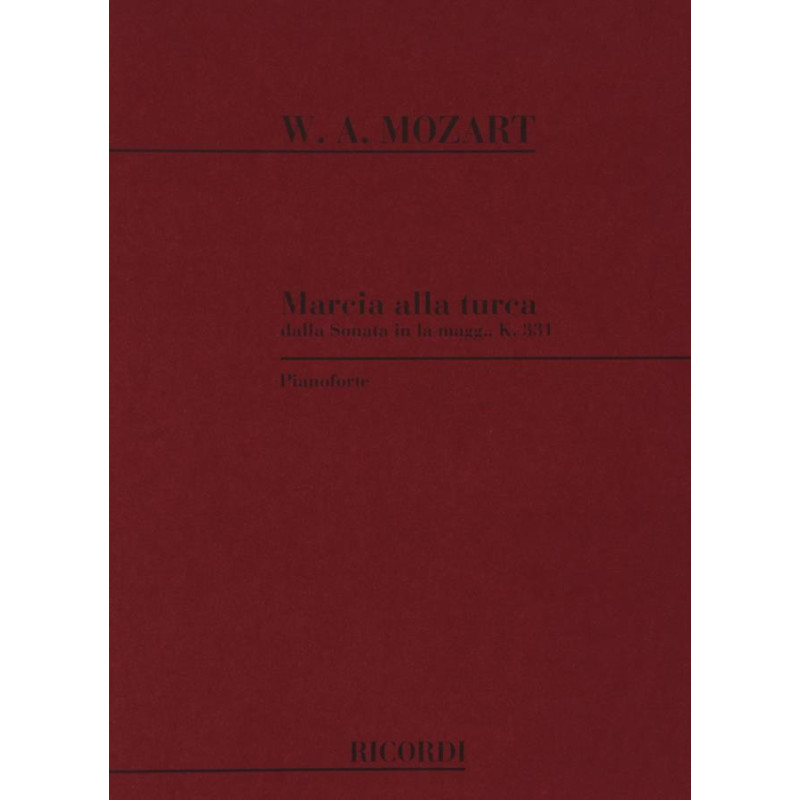 Marcia Alla Turca - Wolfgang Amadeus Mozart - Pianoforte