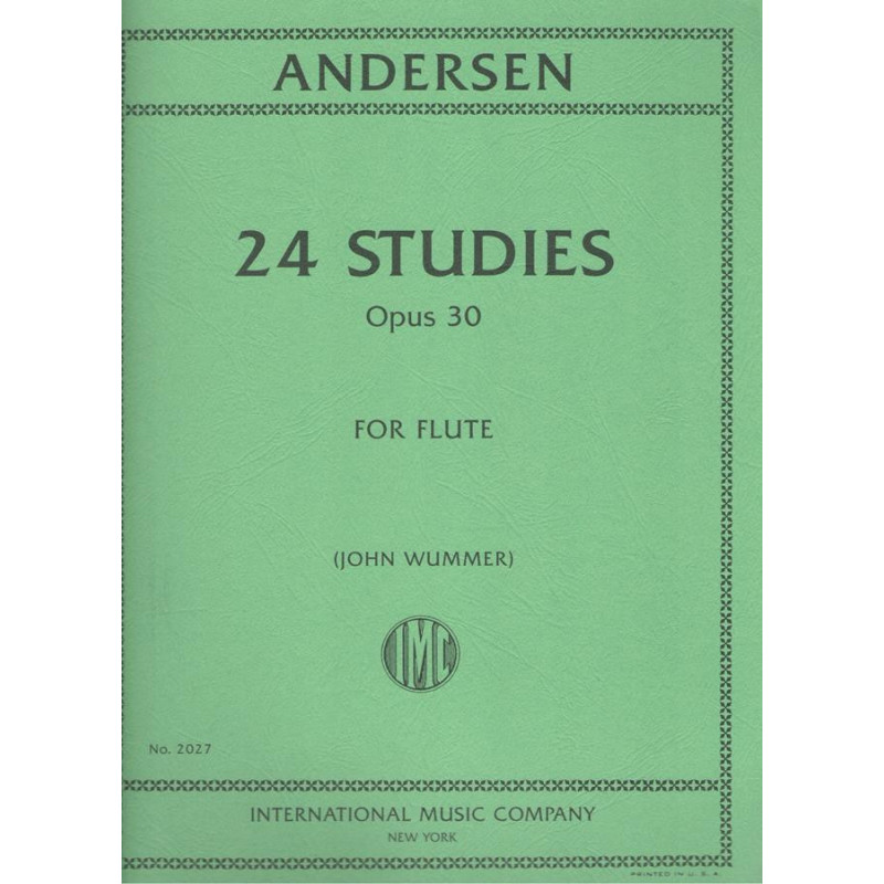 24 Studi Op. 30 - Joachim Andersen (Wummer) - Flauto