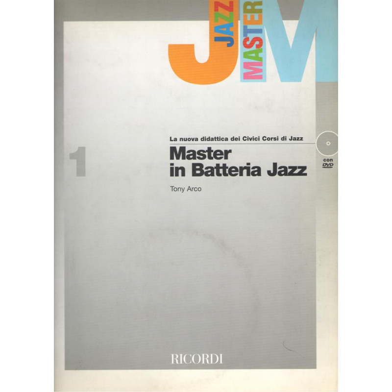 Master in Batteria Jazz 1 +DVD - Tony Arco