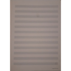 QUADERNO DI MUSICA 48 PAGINE CARTA AVORIATA - GR.120