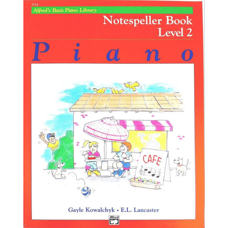 Alfred's Basic Piano Library Notespeller 2 - Pianoforte - In inglese