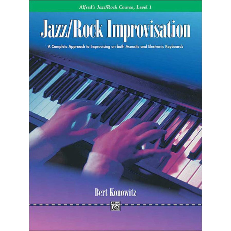 Alfred's Basic Jazz Rock Course Improvisation 1 - Pianoforte - In inglese