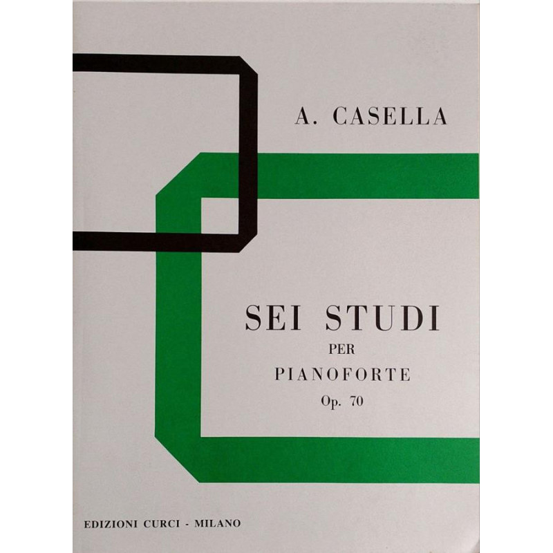 Sei Studi op. 70 - Alfredo Casella
