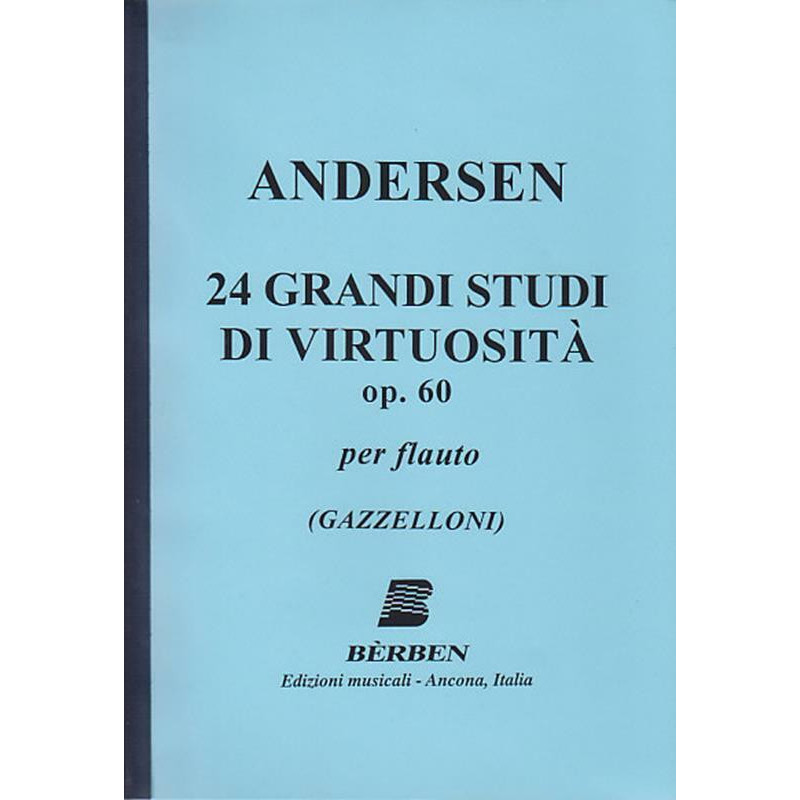 24 grandi studi di virtuosità op. 60 per flauto - Carl Joachim Andersen celeste