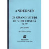 24 grandi studi di virtuosità op. 60 per flauto - Carl Joachim Andersen celeste