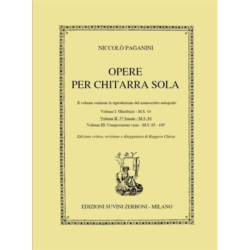 Opere per Chitarra Sola Vol. 2 - Niccolò Paganini