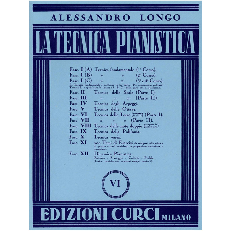 La tecnica pianistica - Fascicolo  6 - Alessandro Longo
