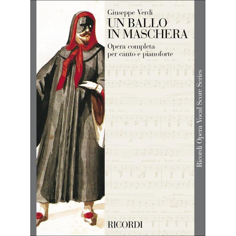 Un ballo in maschera - Giuseppe Verdi - canto e pianoforte - italiano