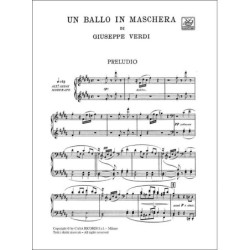 Un ballo in maschera - Giuseppe Verdi - canto e pianoforte - italiano