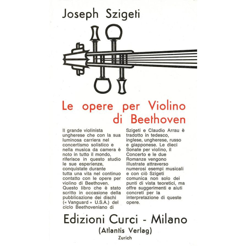 Le opere per violino di Beethoven - Joseph Szigeti (Versione italiana)