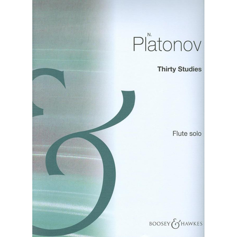 Platonov - 30 Studies - Flute solo