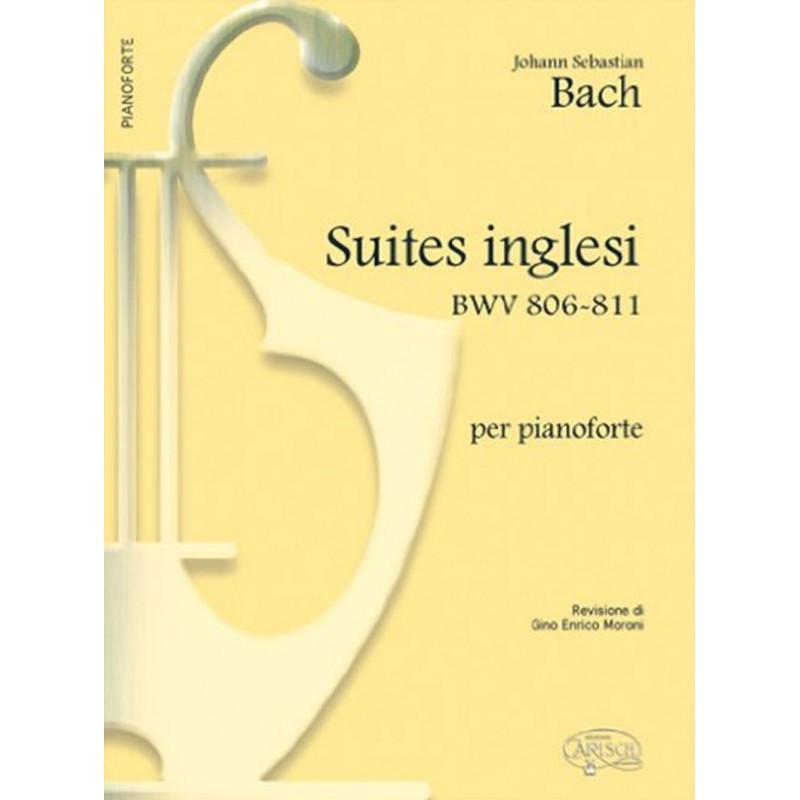 Suites Inglesi BWV 806-811 - Johann Sebastian Bach - Pianoforte