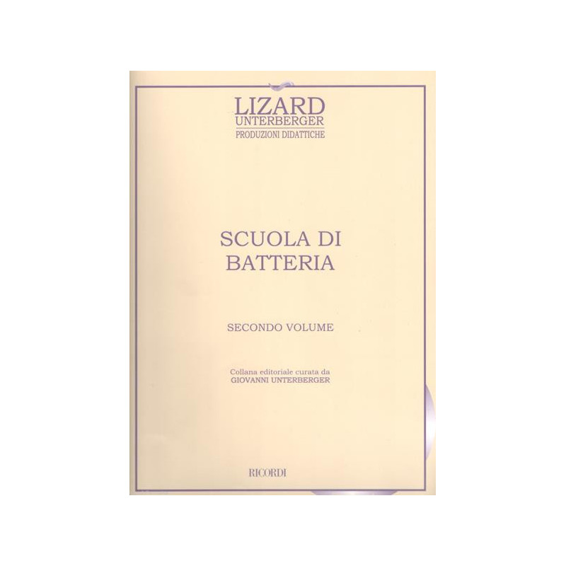 G. CAPITANI - LIZARD: SCUOLA DI BATTERIA V. 2 + CD - METODO PER BATTERIA