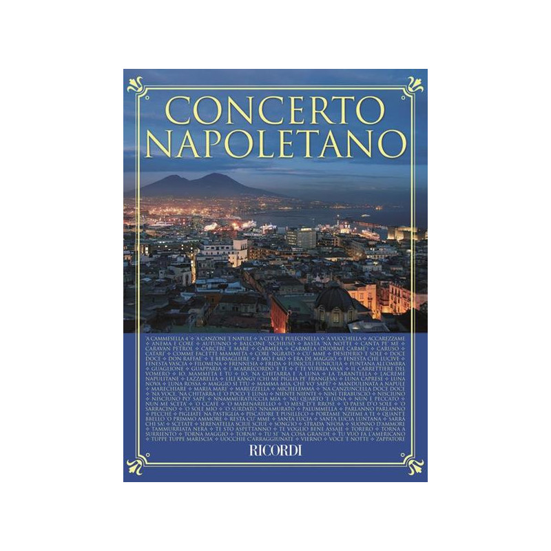 CONCERTO NAPOLETANO - LINEA MELODICA, TESTI E ACCORDI