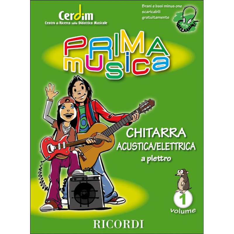 Primamusica: Chitarra Acustica/Elettrica 1 - CEDIM - RICORDI - Massimo Liverotti