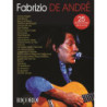 FABRIZIO DE ANDRE' - CANZONIERE - 25 SUCCESSI TESTI E ACCORDI