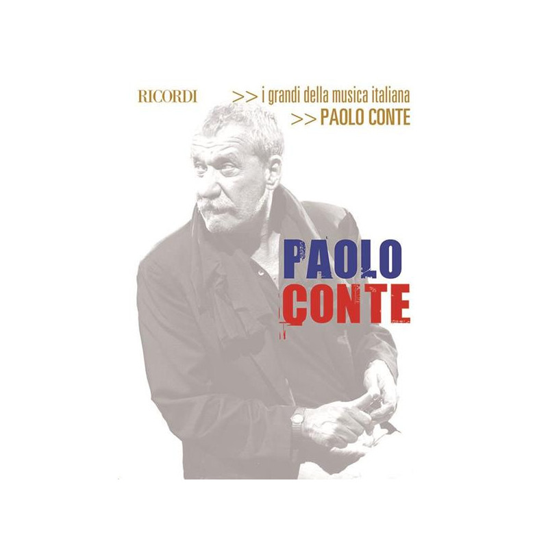 PAOLO CONTE - I GRANDI DELLA MUSICA ITALIANA - melodia testi accordi
