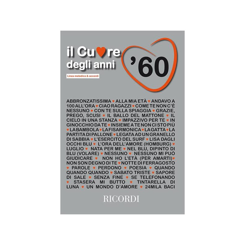 IL CUORE DEGLI ANNI '60 - LINEA MELODICA E ACCORDI