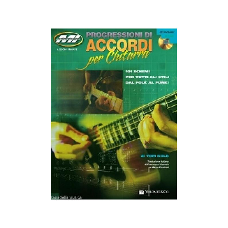 TOM KOLB - PROGRESSIONI DI ACCORDI + CD - MANUALE DI CHITARRA