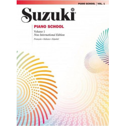 SUZUKI PIANO SCHOOL  VOLUME 1 - ED. IN ITALIANO, SPAGNOLO, FRANCESE